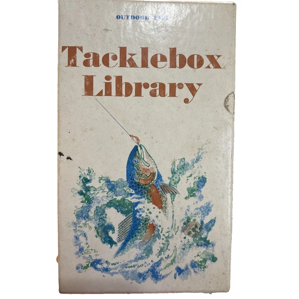 1971 Outdoor Life Tacklebox Library 5 Volume Boxed Paperback Books Set Fishing